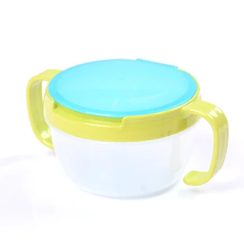 

Infants Kids 360 Rotate Spill-Proof Bowl Dishes Tableware Baby Snack Bowl Food Container Feeding Children Assist Food
