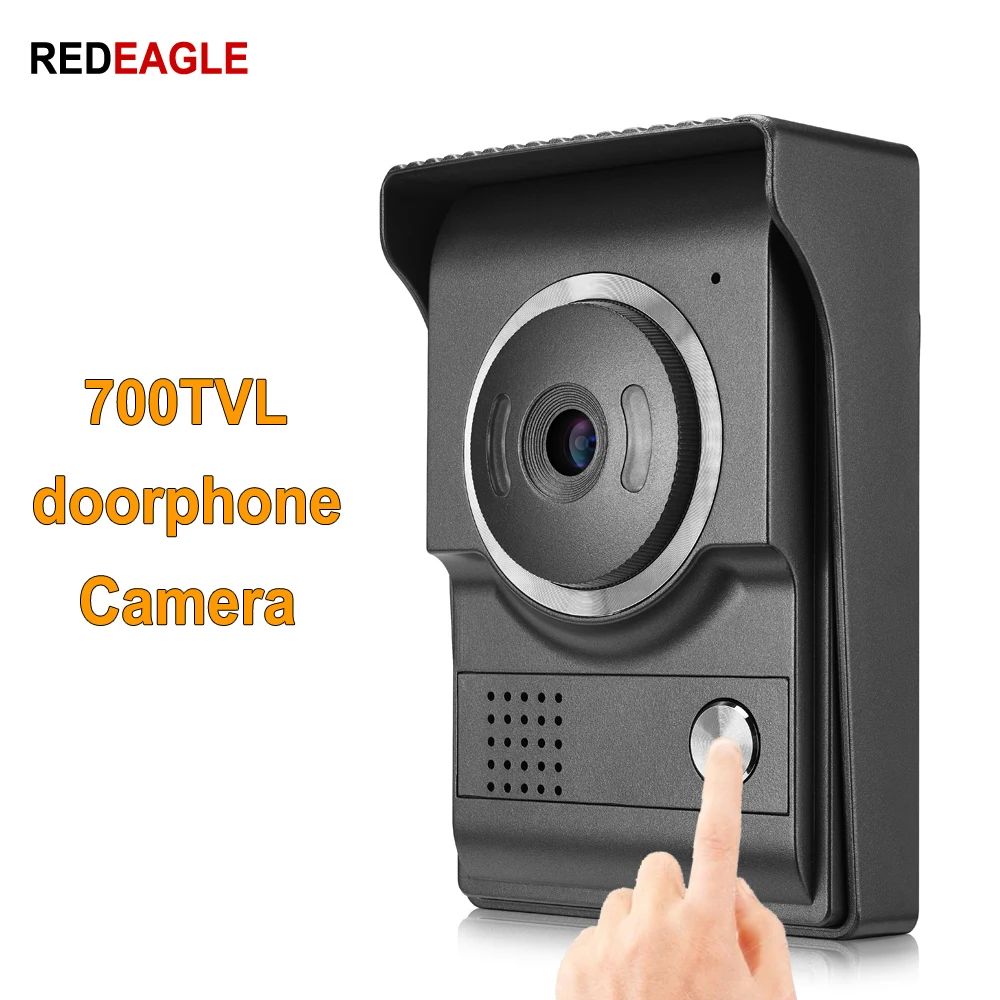 REDEAGLE 80 Degree 700TVL HD Color Door Phone Camera Unit For Home Video Doorphone Intercom Access Control System redeagle cvbs mini cctv security camera 700tvl cmos home video audio analog camera av output