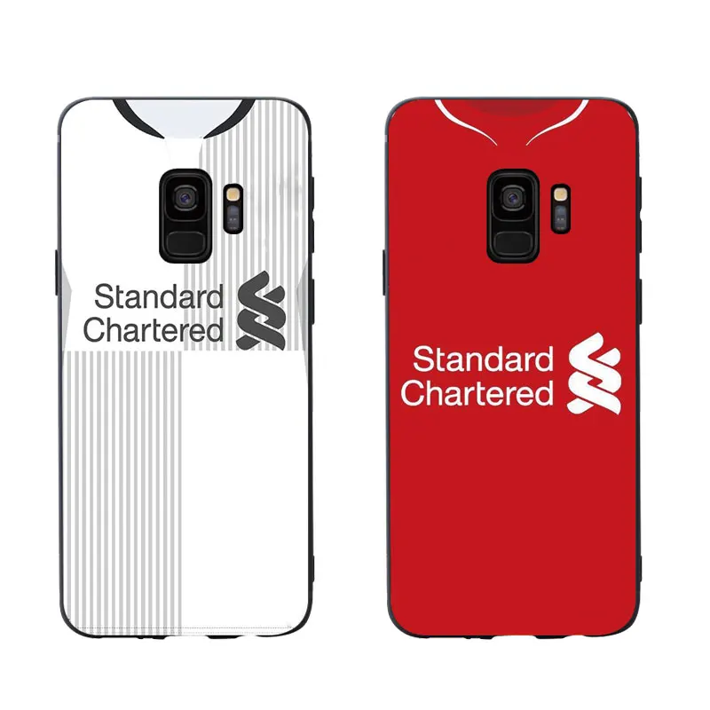 RKQ Liverpooll Джерси Стиль чехол для телефона Samsung Galaxy S6 S7 edge S8 plus S9 S10 lite мягкий