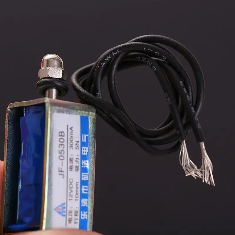 

Micro Mini Solenoid Valve Electromagnet Open Frame DC Push-Pull Type Magnet
