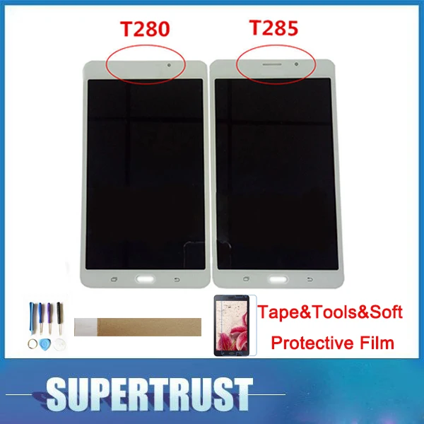 Оригинальный ЖК дисплей для Samsung Galaxy Tab A сменный сенсорный экран SMT280 SMT285 T280