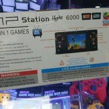 5 шт./лот PMP 6000 портативный игровой плеер 500 Встроенные игры портативная игровая консоль 2,8 ''ЖК-дисплей ретро Консольные игры для детей