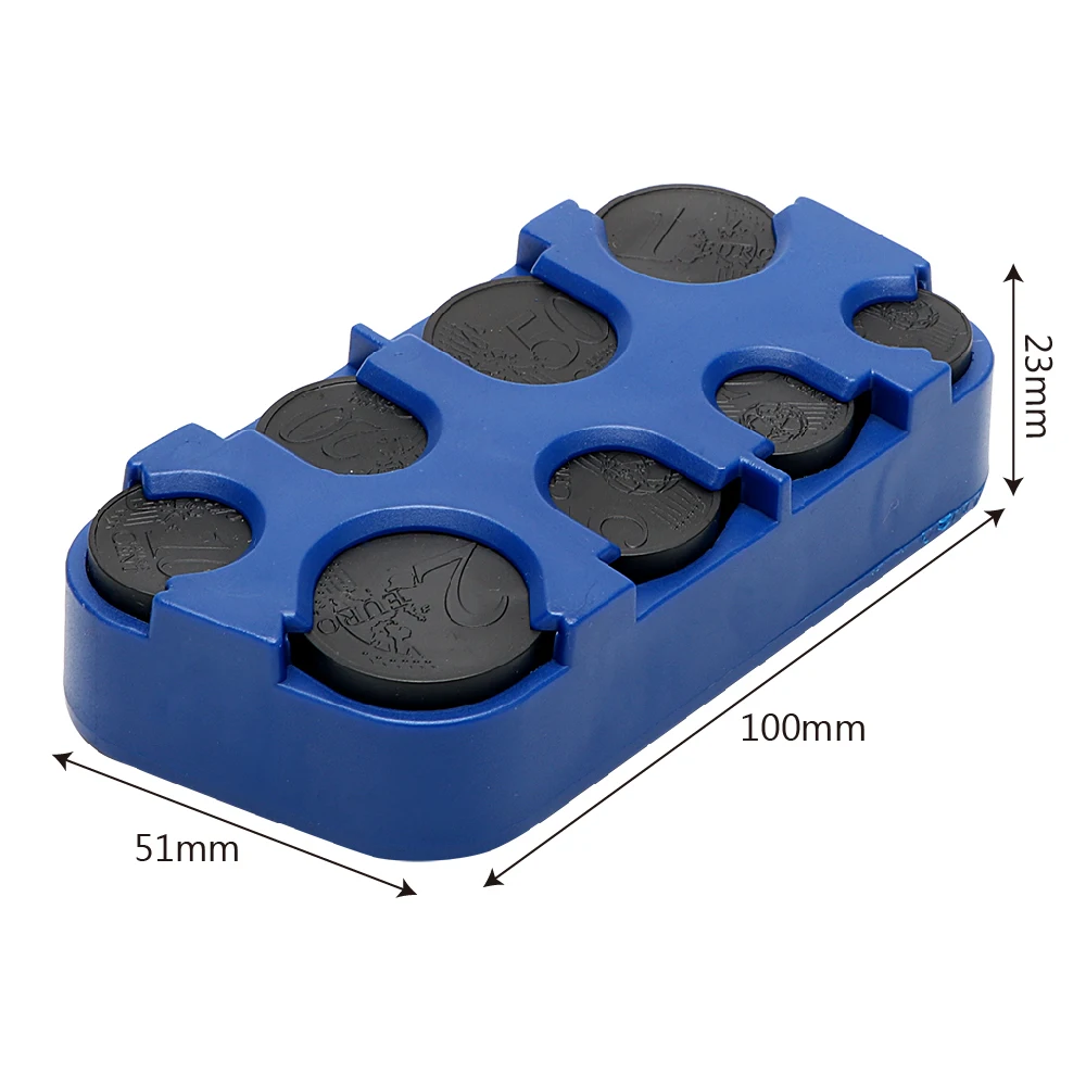 YOSOLO Car Euro Coin Case Money Container Organizer Auto Coin Holder Storage Box Plastic Stowing Tidying Car-styling YOSOLO Car Euro Coin Case Money Container Organizer Auto Coin Holder Storage Box Plastic Stowing Tidying Car-styling