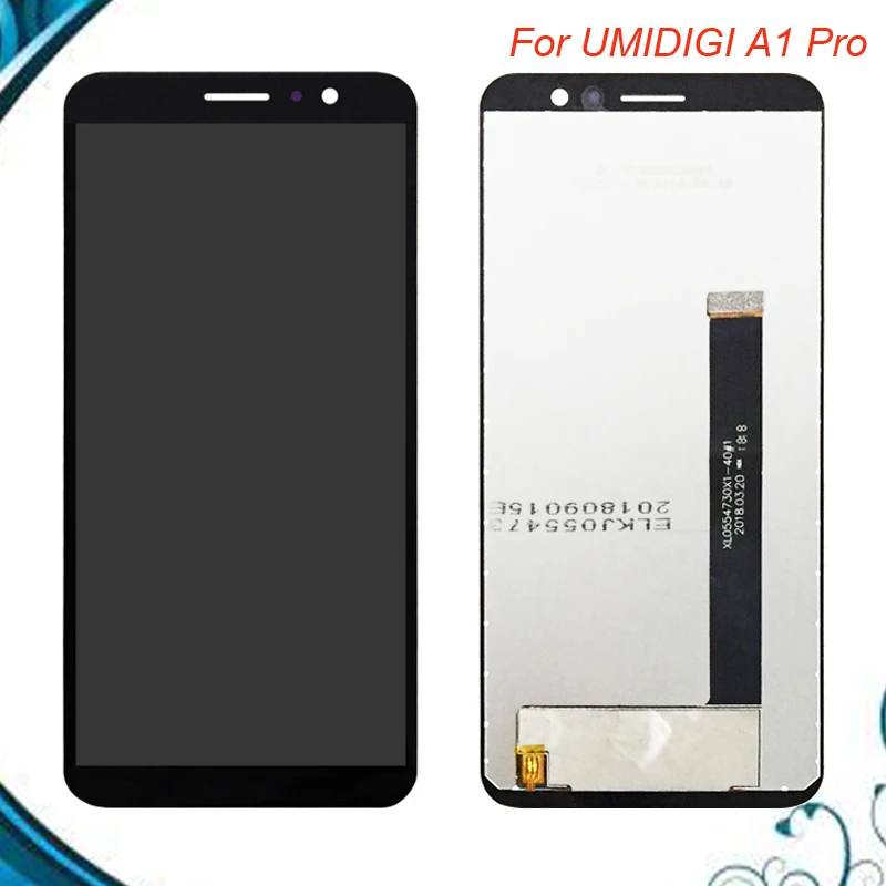 

5.5''Black For UMI Umidigi A1 Pro LCD Display and Touch Screen Digitizer Assembly Repair Parts For UMI Umidigi A1 Pro IN Stock