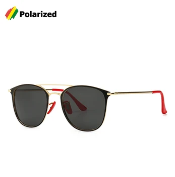 

JackJad 2019 Fashion Vintage Square Style Polarized Sunglasses Double Beam Red Nose Pad Brand Design Sun Glasses Oculos De Sol