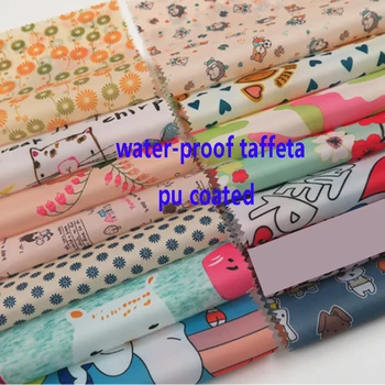 

Water-proof Polyester Taffeta Fabric Tent Curtain Umbrella Textile printed 100cm*148cm