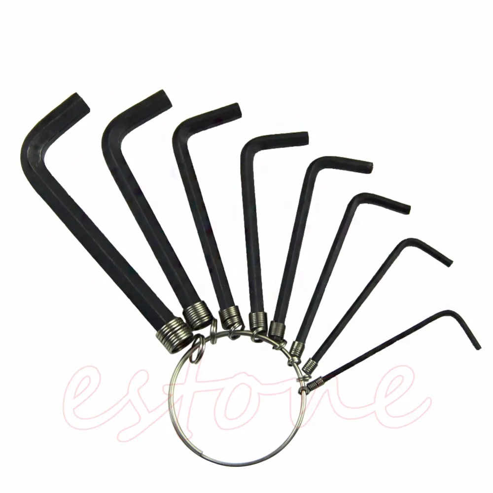 8PCS METRIC IMPERIAL HEX HEXAGON KEY WRENCH SET HEX KEY Size 1.5 6mm