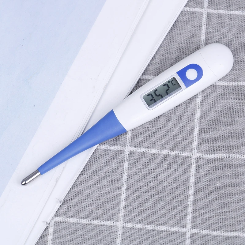 

Electronic LCD Digital Baby Thermometer Soft Adult Children Medical Body Fever Kids Head Temperature Measuring Tools