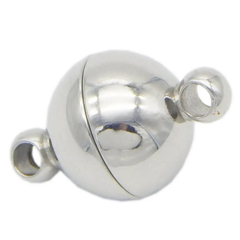 

Ball Shape Stainless Steel Magnetic Clasps for Jewelry Making Necklace Chain Closue DIY Findings Bracelet Connector Accessories