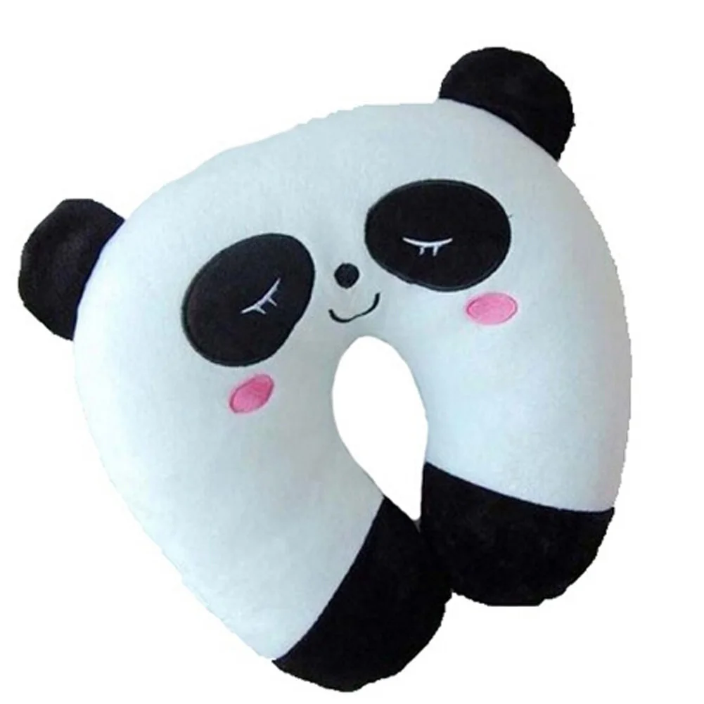 Милая панда u-подушка, мягкая плюшевая кукла, игрушки, милые Мультяшные животные, плюшевая u-образная подушка, панда, подушка для шеи