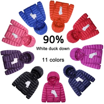 

Parkas for Girls Ultra Light Duck Down Winter Jacket For Girls Boys Jacket Children's Clothes Baby Jackets Warm Outerwear Coats