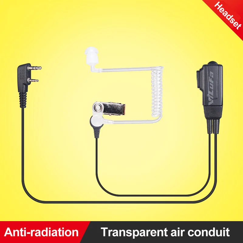 bilder für Air Acoustic Rohr PTT Hörer Transparent Headset Mikrofon für Kenwood Walkie Talkie Funkgeräte Baofeng UV5R 888 S K typ bilder für Air Acoustic Rohr PTT Hörer Transparent Headset Mikrofon für Kenwood Walkie Talkie Funkgeräte Baofeng UV5R 888 S K typ