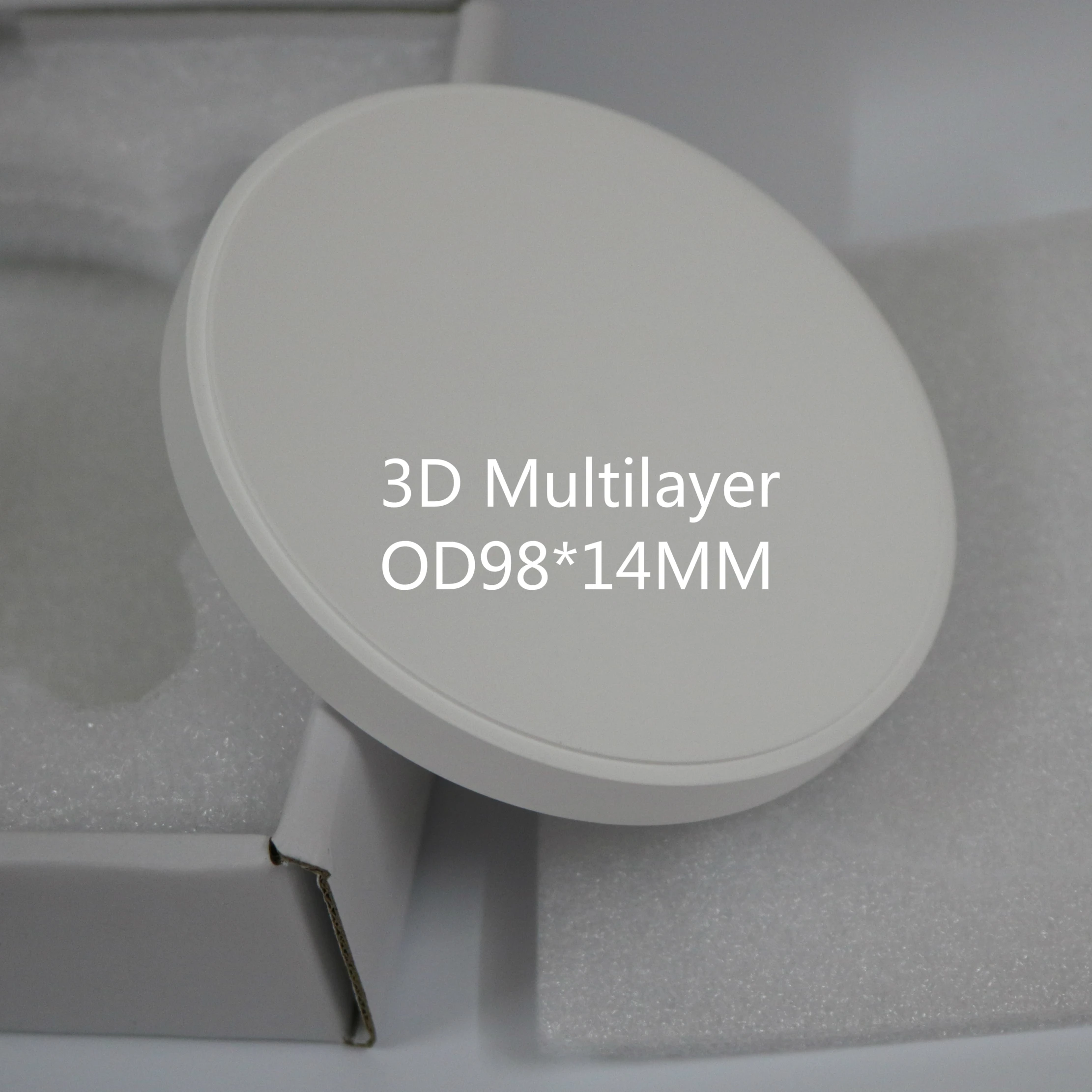 

Multi Layer 3D Zirconia Ceramic Block Zirconium Discs Gradient Strength Dental Lab Coping Full Contour Crown Bridge Materials