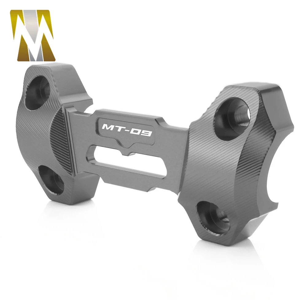 For Yamaha MT09 Handlebar Fat Handle Bar Riser Mount Clamp Top Cover (29)