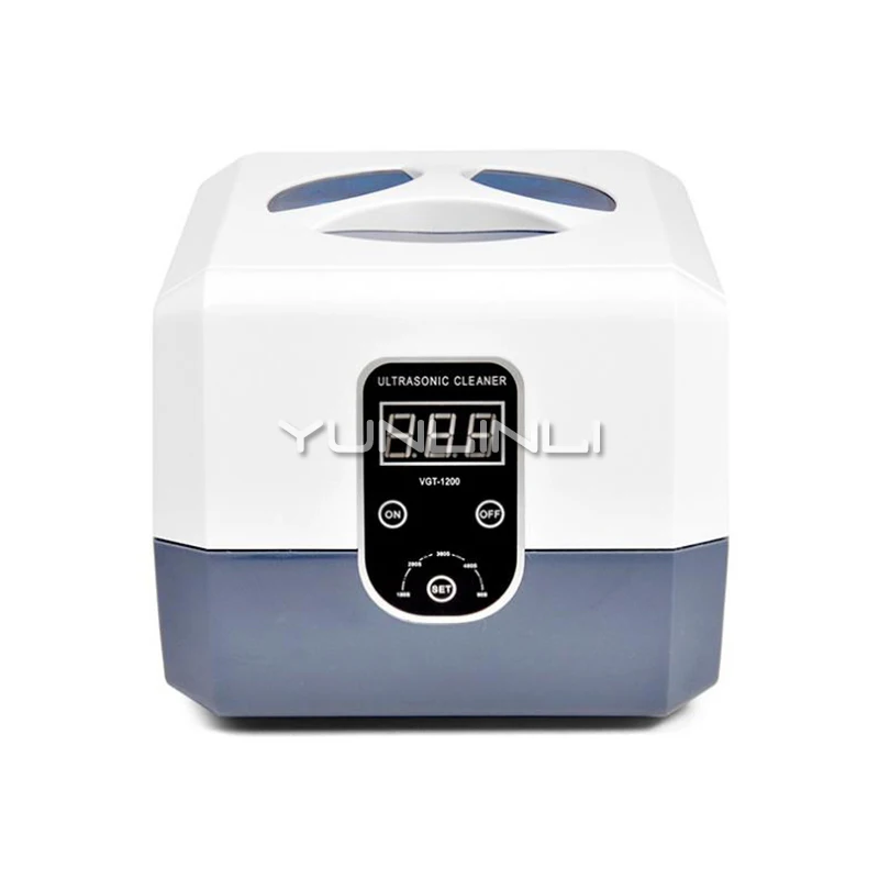 Household Ultrasonic Cleaner Glasses/Jewelry/False Teeth Ultrasonic Cleaning Machine Mini Ultrasonic Washing Unit VGT-1200 portable mini ultrasonic cleaners home ring cleaner ultrasonic glasses cleaning machine battery type jewelry ultrasound cleaner