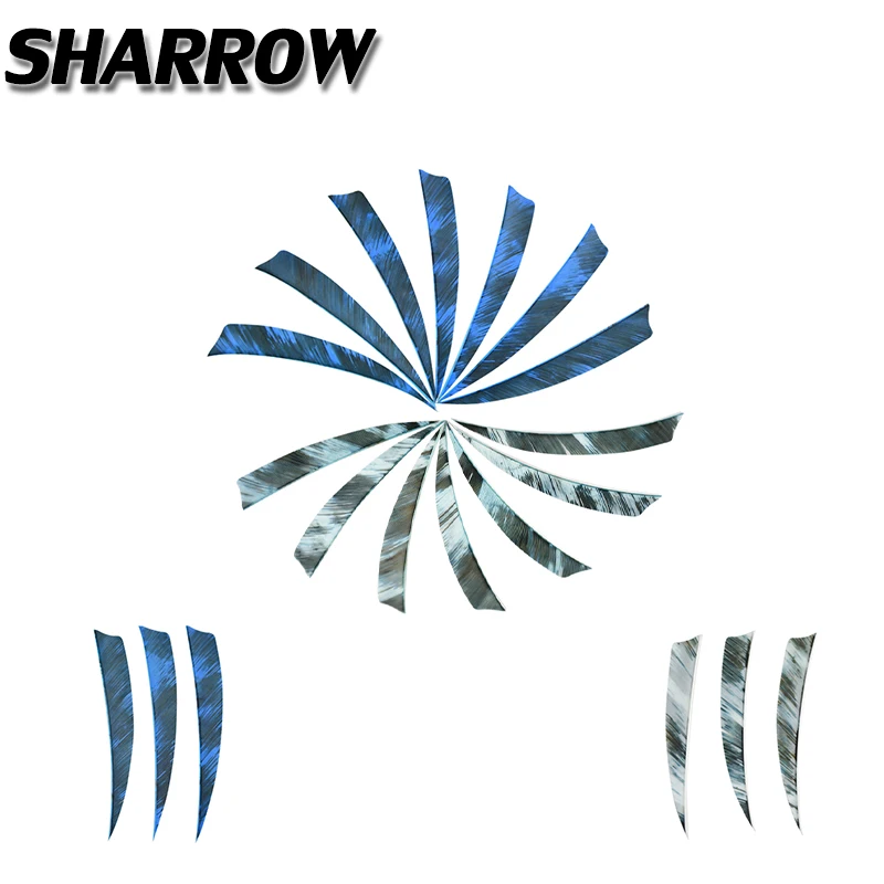 

40Pcs 5Inch Shield Cut Archery Arrow Feather Compound Bow Recurve Bow Outdoor Archery Hunting Accessories