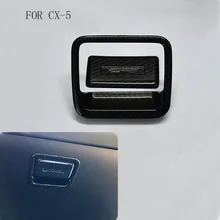 MISURA Per Mazda CX-2017 CX5 2018 KF 2nd Gen Car Co-pilota Copilota Stroage Box Portaoggetti Maniglia Della Copertura Della Pagina Adesivi Car Styling