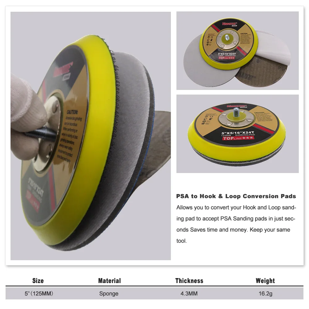 6 150mm Loop to PSA Vinyl Conversion Pads for Discs and Strips Pack of 1