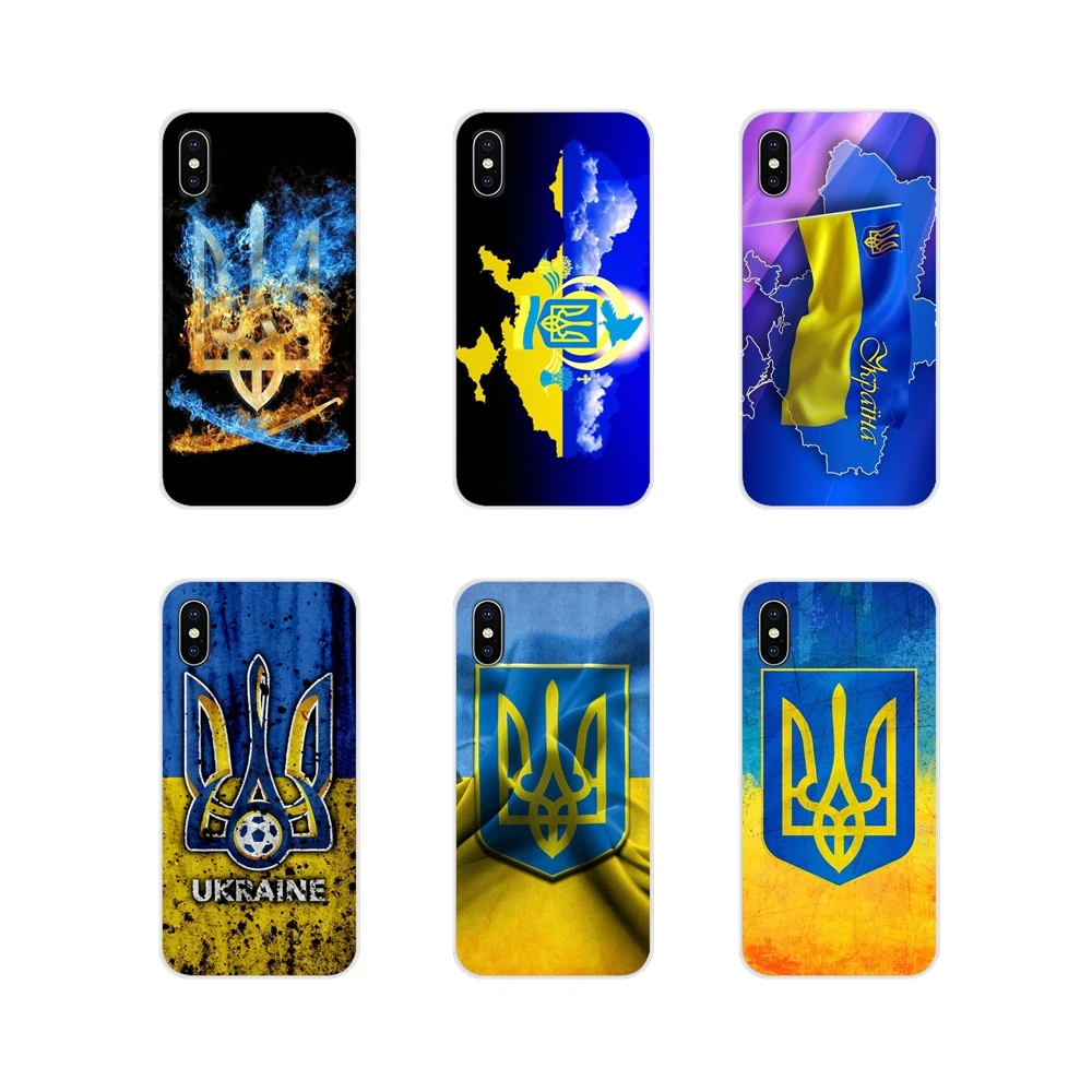 

TPU Shell Case For Xiaomi Mi6 A1 5X 6X Redmi Note 5 5A 4X 4A 4 3 Plus Pro pocophone F1 UA Ukraine Ukrainian National Flag Banner