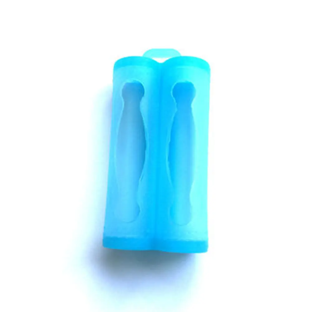 

Two Node/Single Node No Battery Covers RFID Blocking Storage Box Rubber Protective Battery Cases Soft For 18650 Battery
