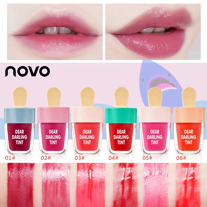 6pcs/set NOVO Lips Tint Makeup Lasting Moisturizer Lip