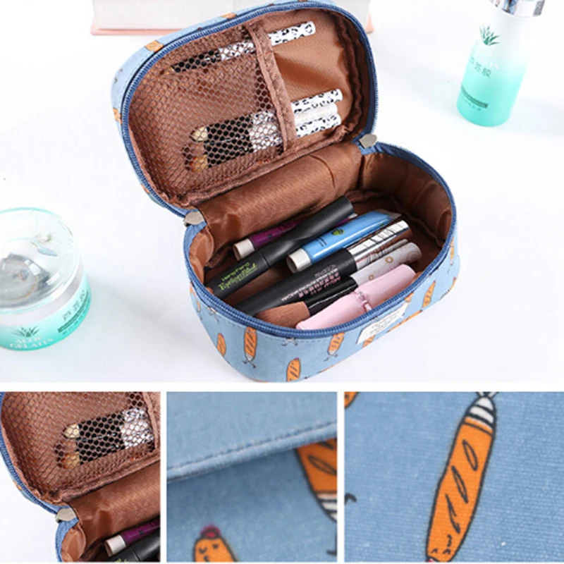 

Ladies Travel Women Make Up Makeup Organizer Bag Cosmetic Bag Cases Toiletry Travel Kits Beautician Storage Bag Large Capacity