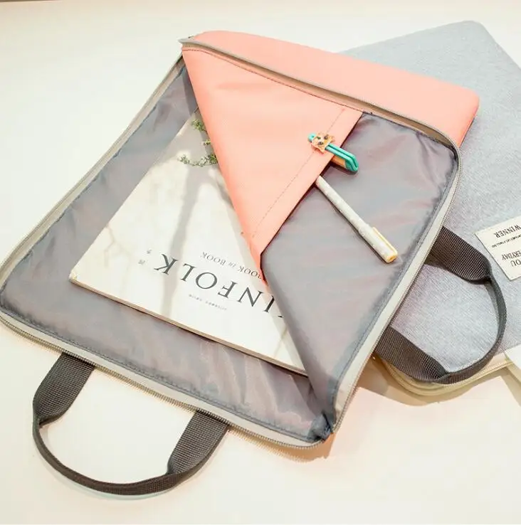 

Multi-functional A4 Document Bags Filing Products Portable Waterproof Oxford Bag Notebooks Pens Computer W-A07-65