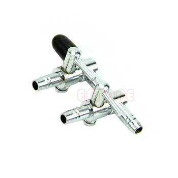 

New 1/2/3/4/5 Outlet Aquarium Fish Tank Air Pump Flow Tube Pipe Line Stainless Steel Control Valve