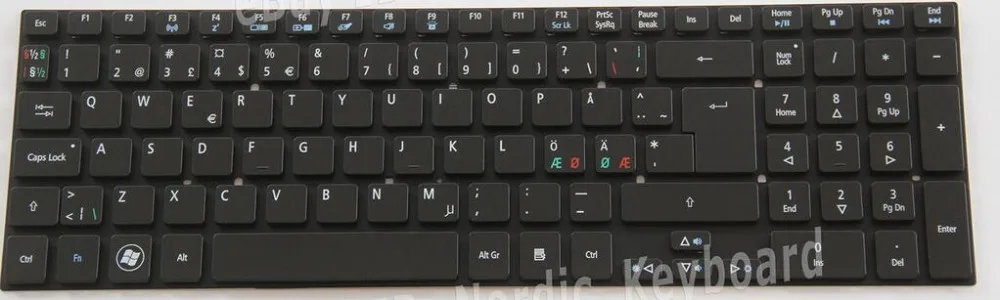 

keyboard for Acer Aspire 5951 5951G 8951 8951G Ethos 5951G SWEDISH/NORWEGIAN/DANISH/FINNISH/NORDIC/GREEK/HUNGARIAN