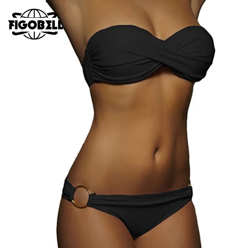  Newest Summer Sexy Bikini Women Swimwear Occidental Secret Beach Swimsuit Push Up Bathing Suits 5 Colors M To XL