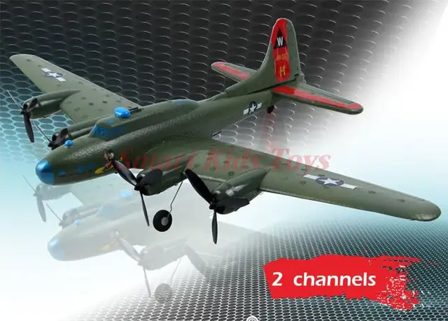 epp b17 flying fortress 200 meters 2ch large glider remote control