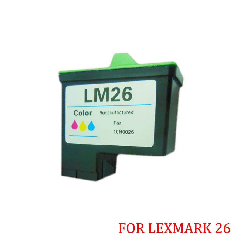 

Vilaxh Ink Cartridges For Lexmark 26 For Z605 Z611 Z615 Z645 X2250 X74 z617 i3 Z13 Z23 Z25 Z33 Z35 Z513 Z515 Z603 printer