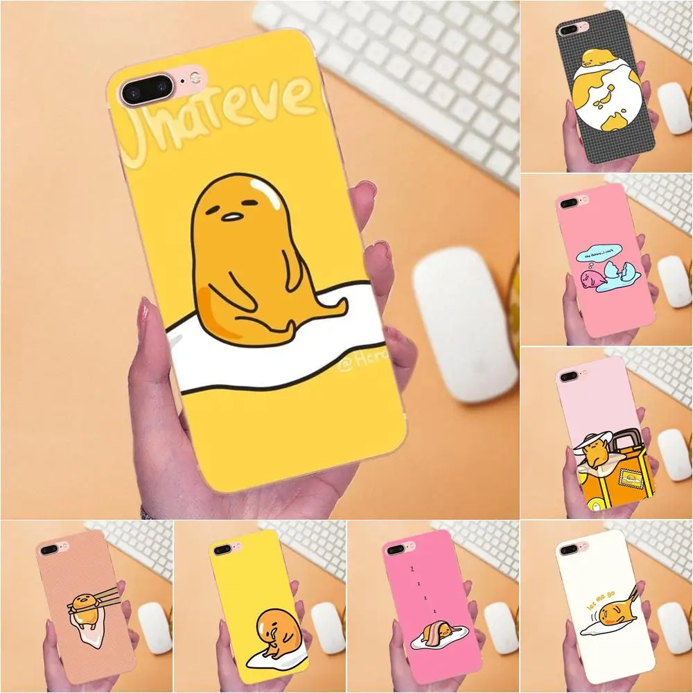 Милый Мягкий чехол Gudetama Lazy Egg для Samsung Galaxy Note 5 8 9 S3 S4 S5 S6 S7 S8 S9 S10 mini Edge Plus Lite |