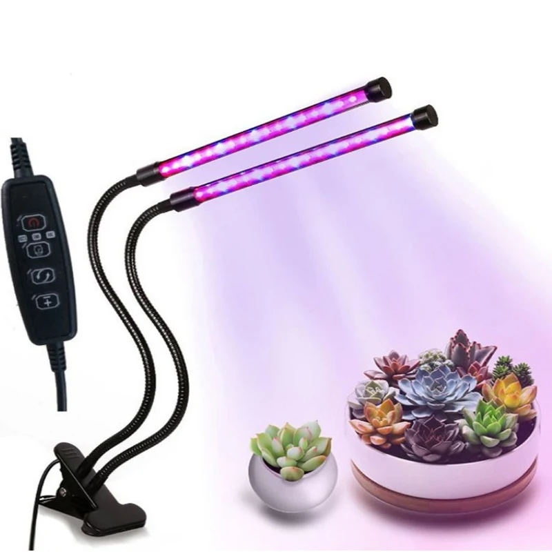 Completo de Luz Usb para Mudas Yabstrip Crescer Espectro Indoor Jardim Plantas Flor Hidroponia Tenda Caixa Phyto Lâmpadas Led 5v 10 Luzes LED crescimento plantas