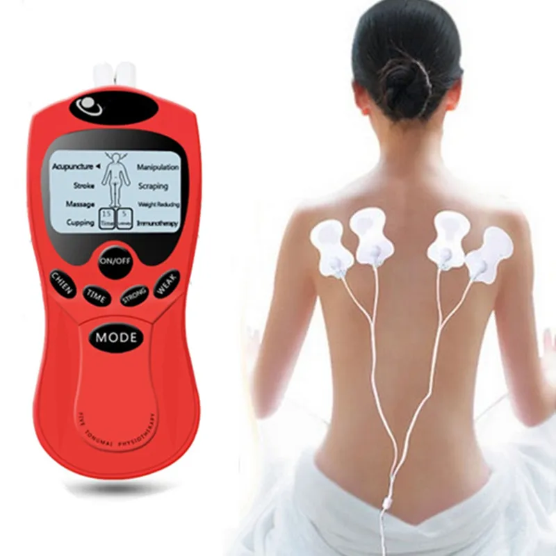 Two Channels Digital Electronic Tens Therapy Electric Massager Acupuncture Shiatsu Massage Relax