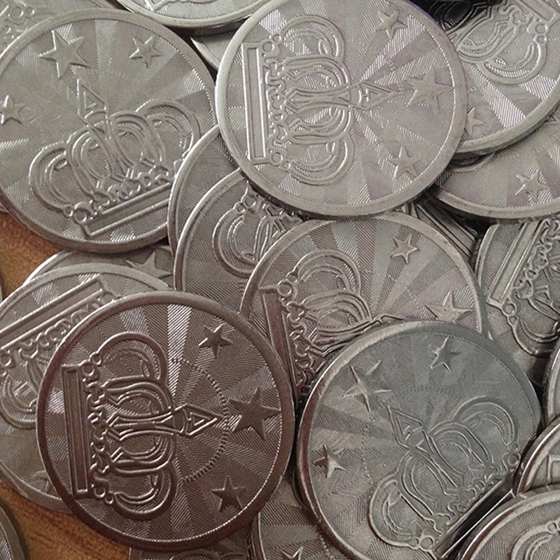 

Custom Tokens Arcade game Custom Coin Tokens Iron Stainless Steel Alloy Copper Tokens for Arcade MAME Amusement Machine Cabinet