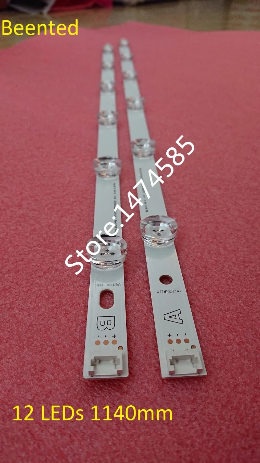 

100%New 1*A 1*B 12 LEDs 1140mm LED backlight strip bar for 55LN5200 55LN5400 NC500DUN-SAAP1 LZ5501LGEPWA DL84 R L