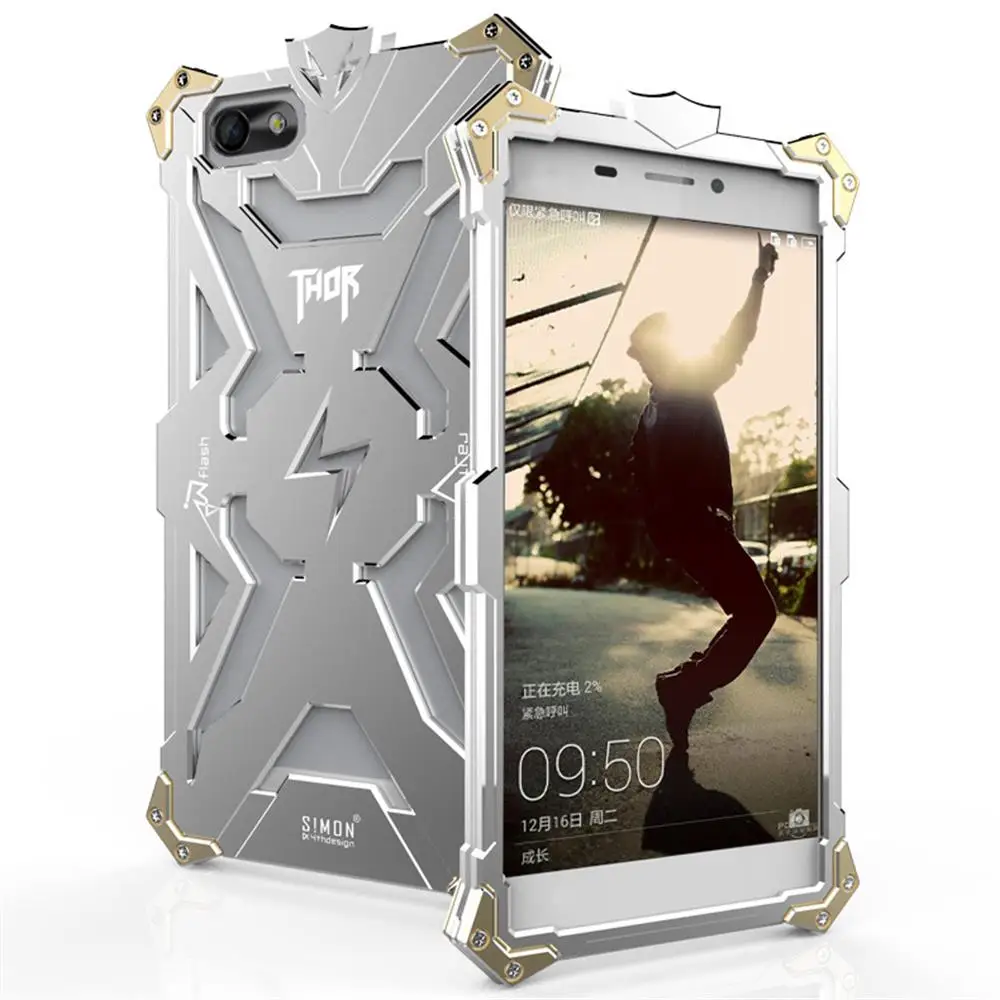 Fashion Luxury For Huawei Honor 4X Phone Case Simon Thor Series Aviation Aluminum Metal Back Cover Shell Cases Strong Protection |