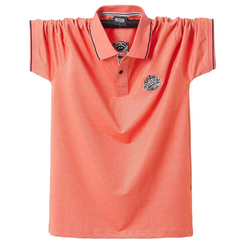 

New Men Polo Shirt plus size 6xl 7xl 8xl Mens Solid Polo Shirts short sleeve Camisa Men Casual Shirt Homme Business Tops Tees