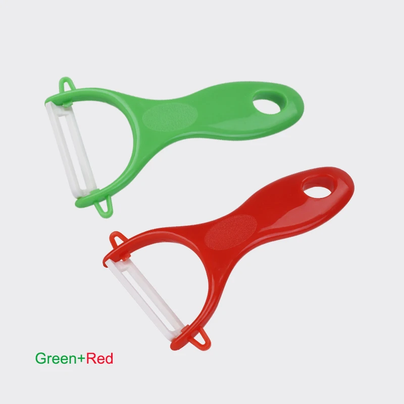 Red Green Картофелечистка резак для овощей керамическая фруктовая Овощечистка кухонные принадлежности гаджеты - Цвет: Red Green