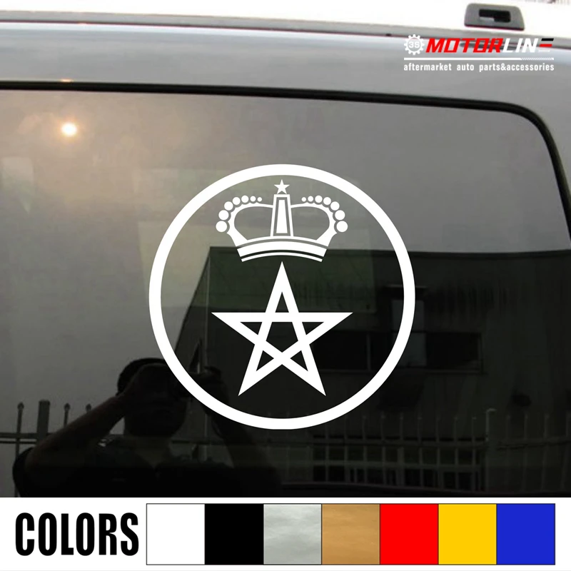 

Morocco Air force Roundel Decal Sticker Car Vinyl pick size color no bkgrd