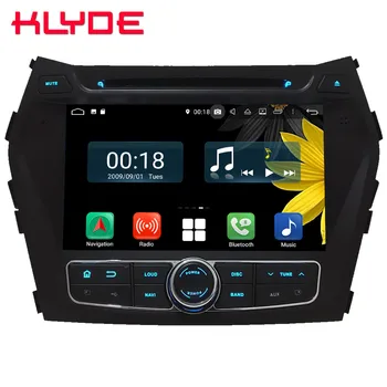 

8" Octa Core 4G Android 8.1 4GB RAM 64GB ROM RDS Car DVD Player Radio GPS Glonass Navigation For Hyundai IX45 Santa Fe 2013-2016