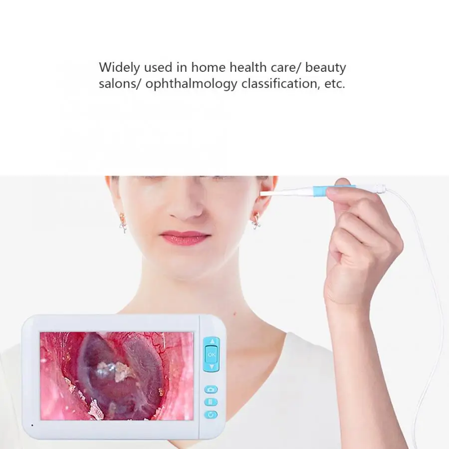 4.3in TFT Ear Otoscope тестер для устройств ручной эндоскоп камера со светодиодной