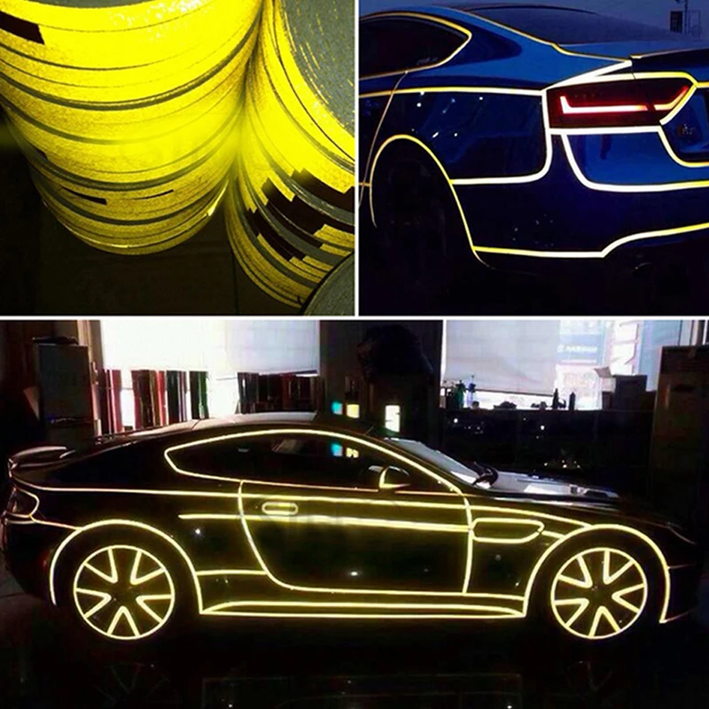 

1 Roll Reflective Night Safety Warning Stripe Car Truck Tape Sticker 2cm*5m