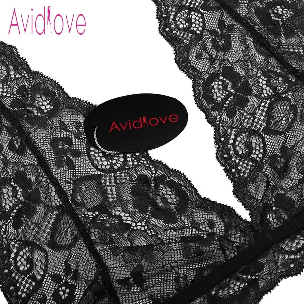Женское нижнее белье Avidlove сексуальное с лямкой на шее кружевной бюстгальтер