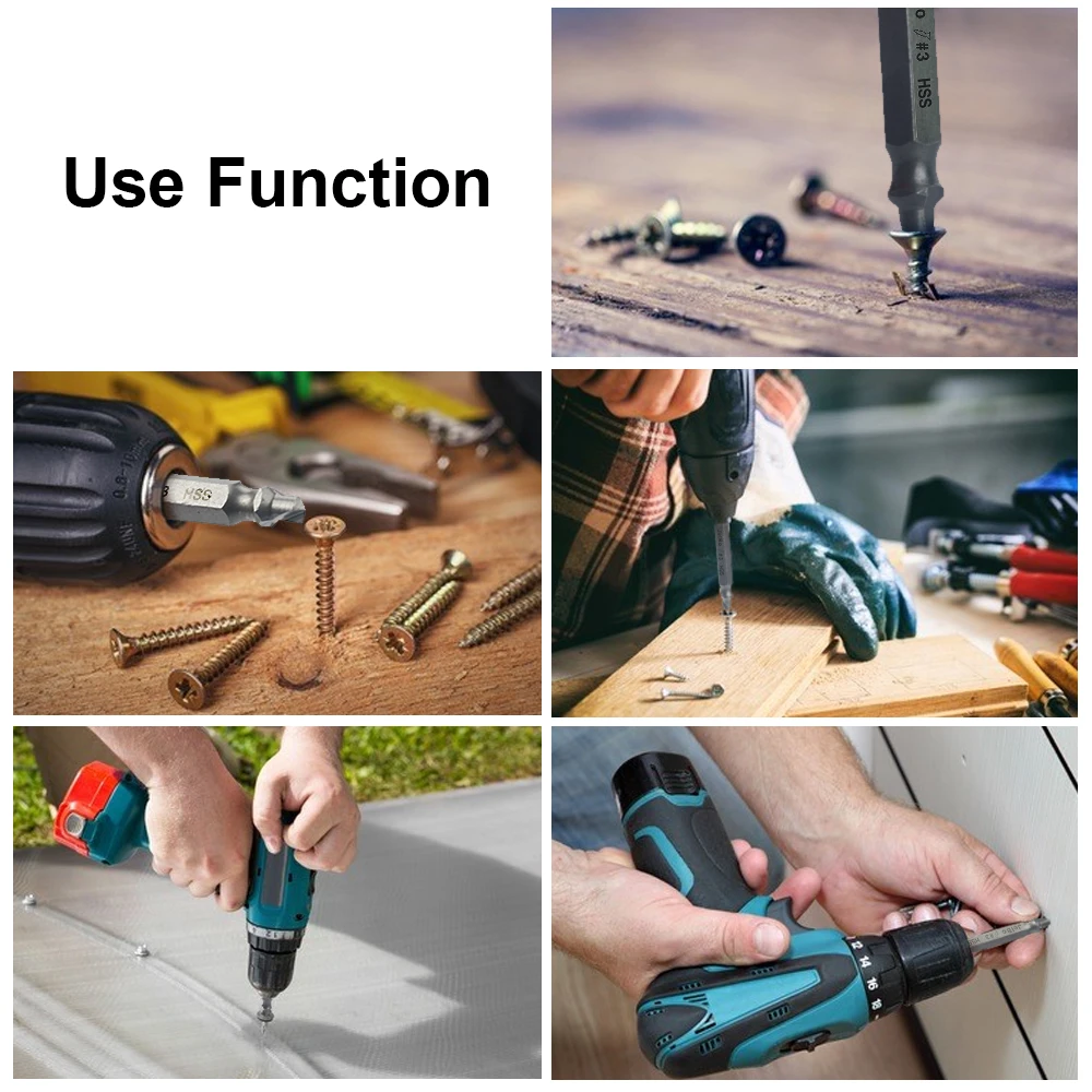 JelBo Damaged Screw Extractor Drill Bits Set Easy Out Broken Bolt Remover Screw Extractor Kit, 4Pcs/Set HSS Speed Out Drill Bits JelBo Damaged Screw Extractor Drill Bits Set Easy Out Broken Bolt Remover Screw Extractor Kit, 4Pcs/Set HSS Speed Out Drill Bits