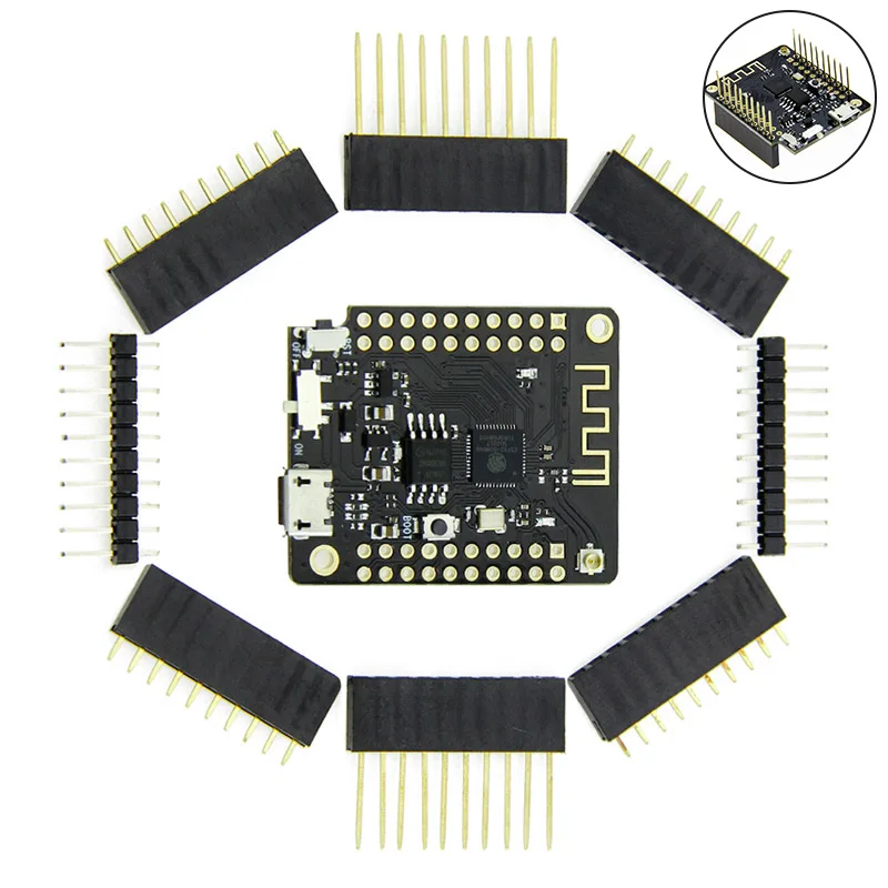 TTGO MINI32 V2.0.13 ESP32 Rev1 WiFi Bluetooth модуль с контактами WIF66