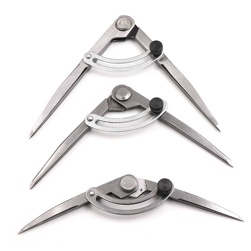 

Spacing Compass Adjustable Leather Craft Rotating Tool Scriber DIY Edge Creaser Stitch Sewing Leather Metal Craft Marking Tools