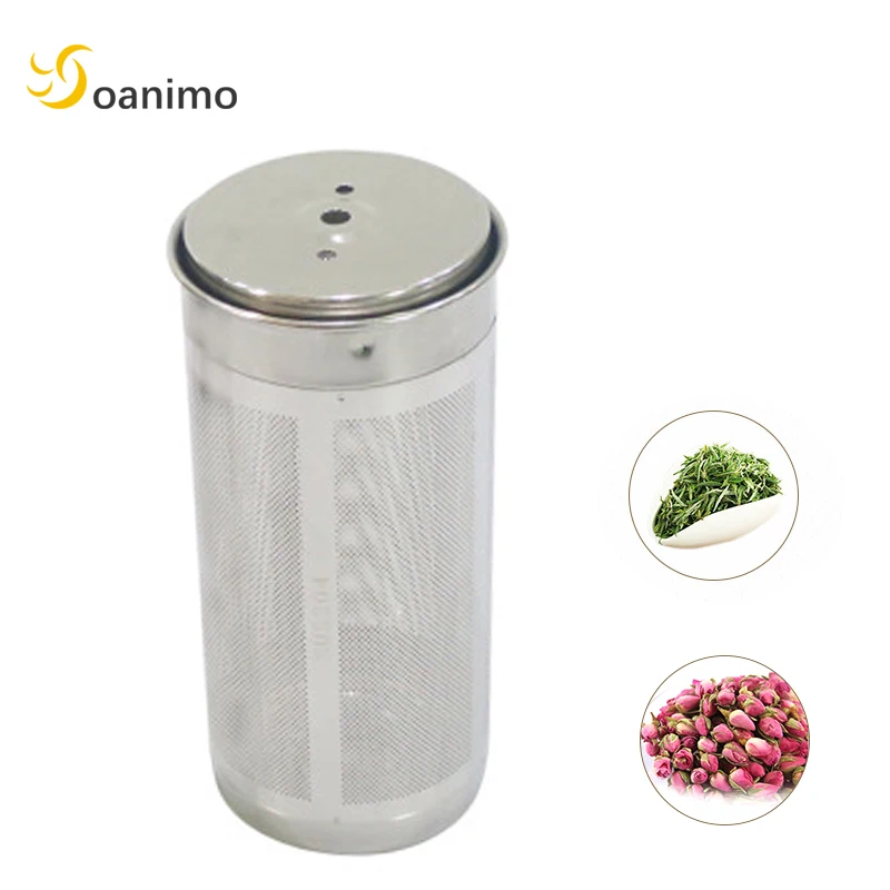 Soanimo 1pc Tea Infuser Reusable Stainless Steel Cylinder Fine Mesh Tea