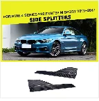 Для BMW 4 серии F32 F33 F36 M Sport M tech автомобильный передний бампер спойлер разветвители- углеродное волокно/FRP черный